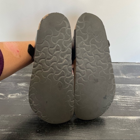 Birkenstock Gizeh Birko-Flor Black Shoes Size 37 - Picture 6 of 8